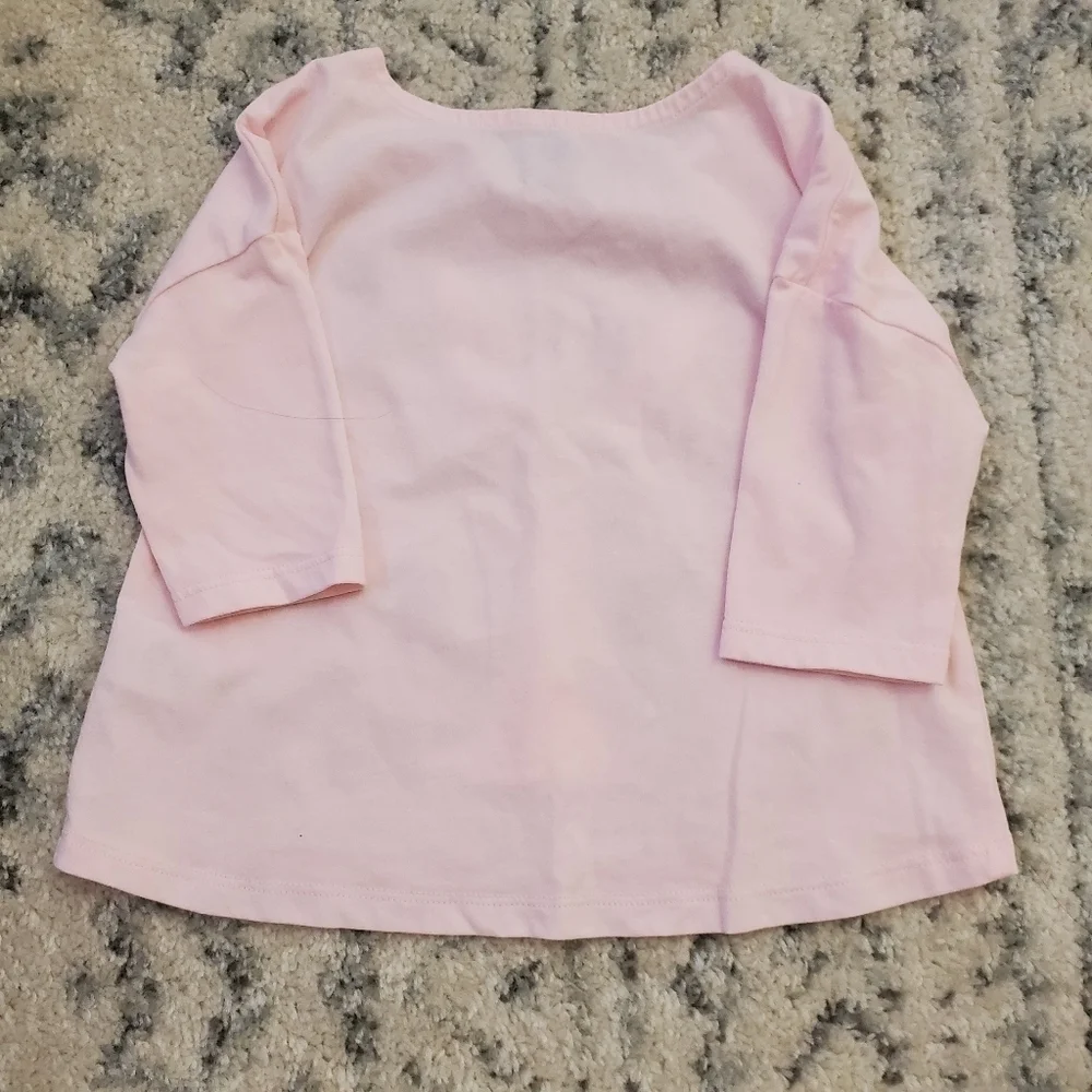Crazy 8 Sweatshirt Rabbit Print Toddler 18-24M Pale Pink Top Easter‎